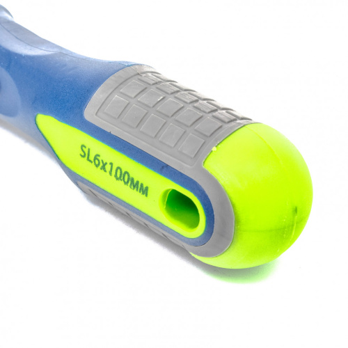 Отвертка, SL6 х 100 мм, CrV, трехкомпонентная рукоятка Сибртех по ценам производителя в Краснодаре с доставкой по всей России