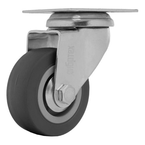 Колесо поворотное D 50 мм, крепление  платформенное Сибртех по ценам производителя в Краснодаре с доставкой по всей России