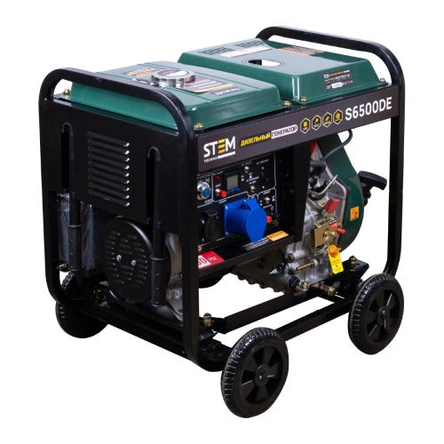Генератор дизельный STEM Techno S6500DE (6.5 кВт, электростартер, дисплей, подогрев) по ценам производителя в Краснодаре с доставкой по всей России