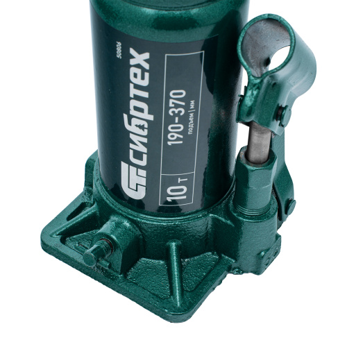 Домкрат гидравлический бутылочный, 10 т, 190-370 мм Сибртех по ценам производителя в Краснодаре с доставкой по всей России