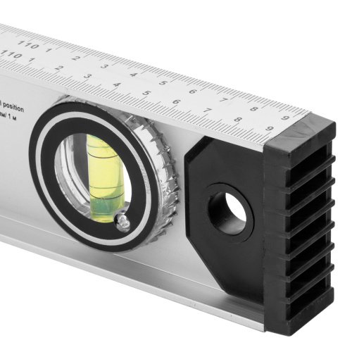 Уровень алюминиевый "Рельс", 1200 мм, 3 глазка (1 поворотный) Matrix по ценам производителя в Краснодаре с доставкой по всей России