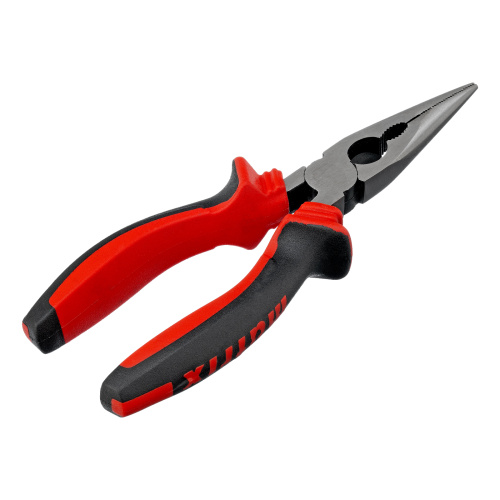 Длинногубцы прямые, 160 мм, хром-ванадий, двухкомпонентные рукоятки Matrix по ценам производителя в Краснодаре с доставкой по всей России