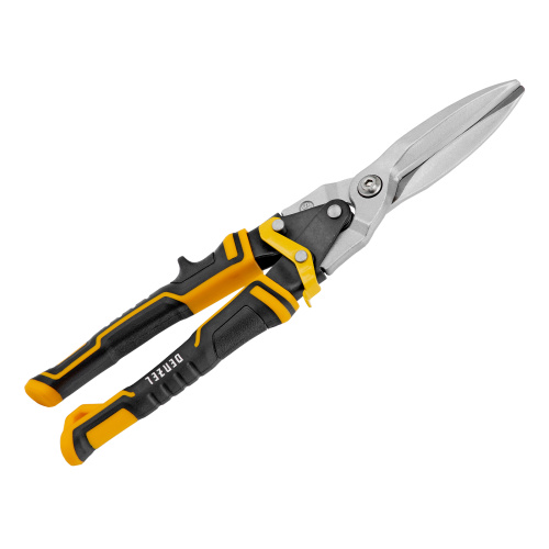 Ножницы по металлу, 315 мм, прямой проходной рез, сталь-CrMo, трехкомпонентные рукоятки Denzel по ценам производителя в Краснодаре с доставкой по всей России