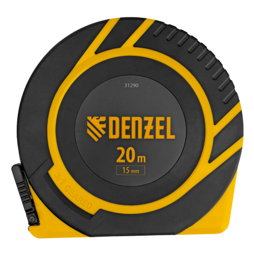 Рулетка геодезическая 20 м х 15 мм, закрытый корпус, фиберглассовая лента Denzel по ценам производителя в Краснодаре с доставкой по всей России
