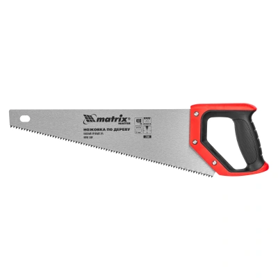 Ножовка по дереву, 400 мм, зуб 2D, каленый крупный зуб 5-6 TPI, двухкомпонентная рукоятка Matrix по ценам производителя в Краснодаре с доставкой по всей России