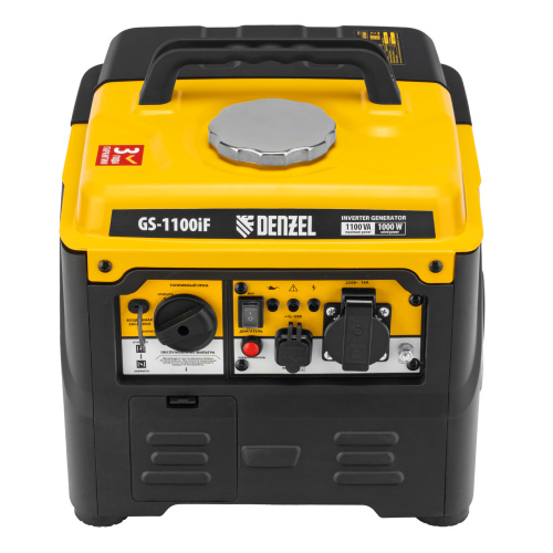 Генератор инверторный GS-1100iF, 1,1 кВт, 230 В, ручной старт DENZEL по ценам производителя в Краснодаре с доставкой по всей России