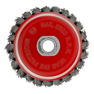 Щетка для УШМ, 100 мм, М14, "чашка", крученая проволока 0.5 мм Matrix по ценам производителя в Краснодаре с доставкой по всей России