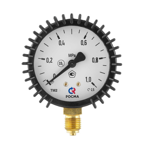 Манометр 1,0 МПа, ⌀63 мм, G1/4, углекислота по ценам производителя в Краснодаре с доставкой по всей России