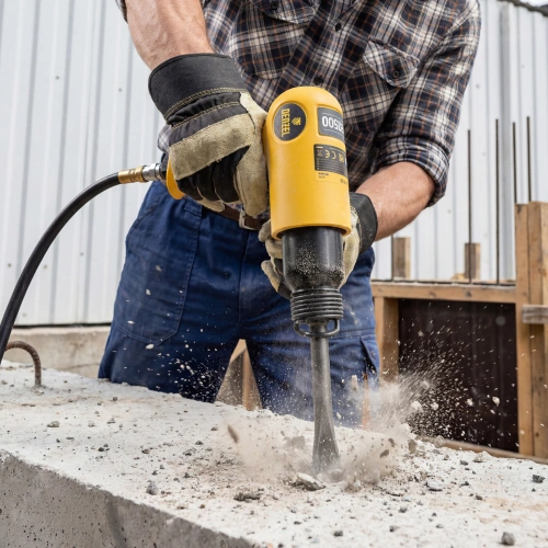 Пневматический молоток НР4500 + набор насадок, 113 л/мин, 4500 уд/мин Denzel по ценам производителя в Краснодаре с доставкой по всей России