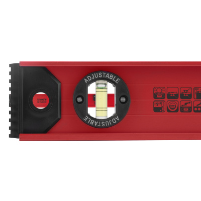 Уровень алюминиевый "Рельс", 800 мм, 3 глазка, усиленный Matrix по ценам производителя в Краснодаре с доставкой по всей России