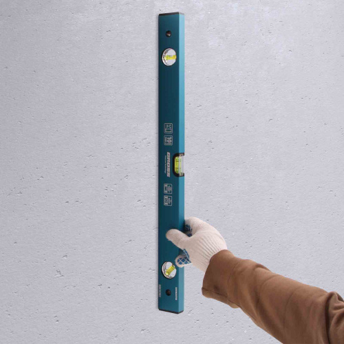 Уровень алюминиевый усиленный, 600 мм, 3 глазка Gross по ценам производителя в Краснодаре с доставкой по всей России