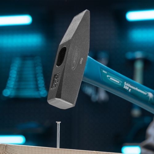 Молоток слесарный, 500 г, квадратный боек, фибергласовая обрезиненная рукоятка Gross по ценам производителя в Краснодаре с доставкой по всей России