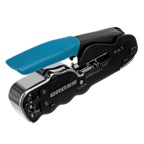 Клещи для обжима телефонных и компьютерных клемм RJ45, 8P и RJ11/12, 6P, компактный размер, CAT5 Gross по ценам производителя в Краснодаре с доставкой по всей России