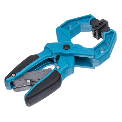 Струбцина клещеобразная 1-1/2, пластиковый корпус, храповой механизм жесткой фиксации, 38 мм Gross по ценам производителя в Краснодаре с доставкой по всей России