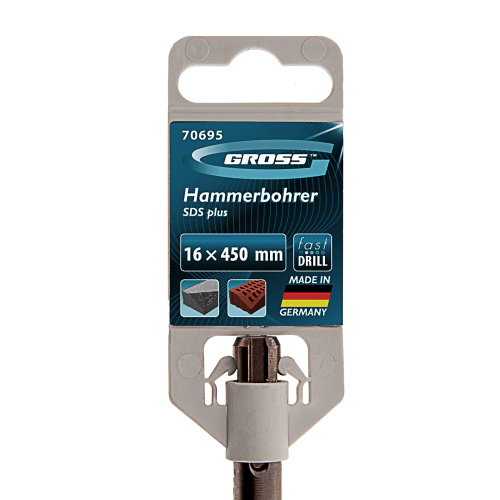 Бур по бетону Pro, 16 х 450 мм, SDS Plus Gross по ценам производителя в Краснодаре с доставкой по всей России