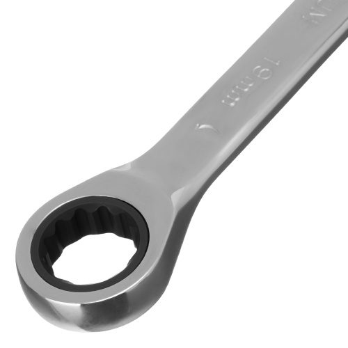 Ключ комбинированный трещоточный, 19 мм, CrV, зеркальный хром Matrix Professional по ценам производителя в Краснодаре с доставкой по всей России