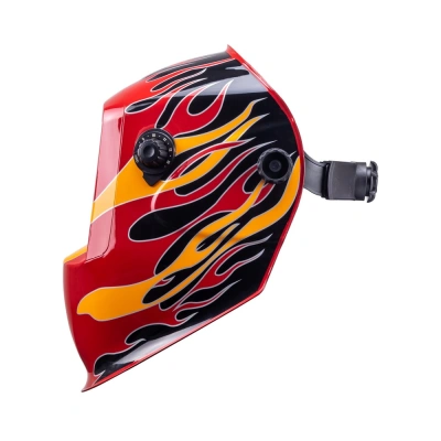 Маска сварщика КОРУНД-2 "огонь" (ф-р 7100V, пр-во FoxWeld/КНР),без коробки по ценам производителя в Краснодаре с доставкой по всей России