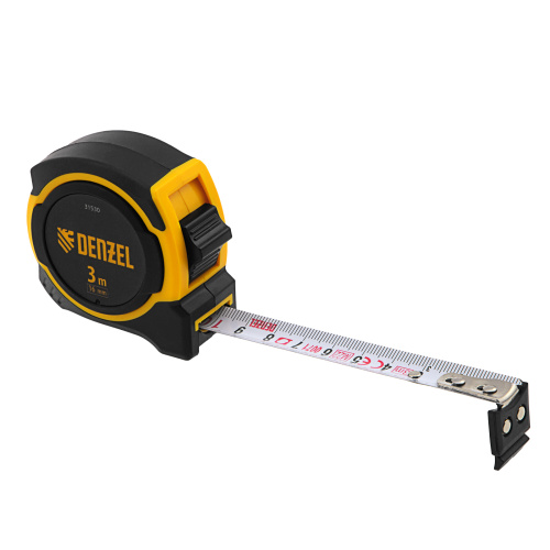Рулетка 3м х 16мм, двухкомп. корпус, магнитный обрезиненный зацеп Denzel по ценам производителя в Краснодаре с доставкой по всей России
