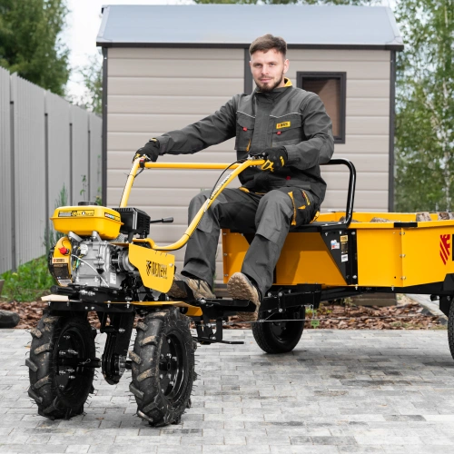 Мотоблок DPT-270S, 7 л.с., ремен.сцеп, фрез 3х4, ШОМ, передачи 2В/1Н Denzel по ценам производителя в Краснодаре с доставкой по всей России