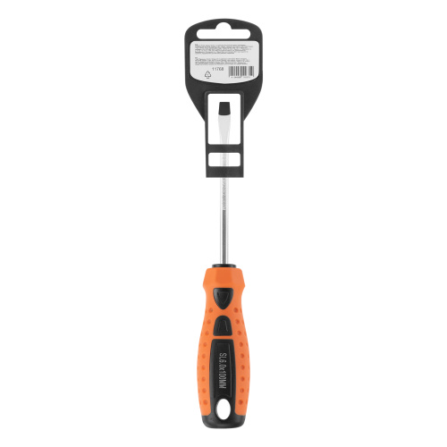 Отвертка "Point", SL6 х 100 мм, CS, двухкомпонентная рукоятка Sparta по ценам производителя в Краснодаре с доставкой по всей России