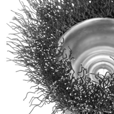 Щетка для дрели, 50 мм, "чашка" со шпилькой, витая проволока 0.3 мм Сибртех по ценам производителя в Краснодаре с доставкой по всей России