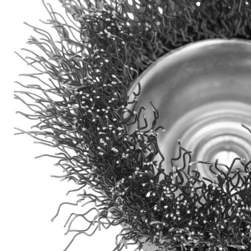 Щетка для дрели, 50 мм, "чашка" со шпилькой, витая проволока 0.3 мм Сибртех по ценам производителя в Краснодаре с доставкой по всей России