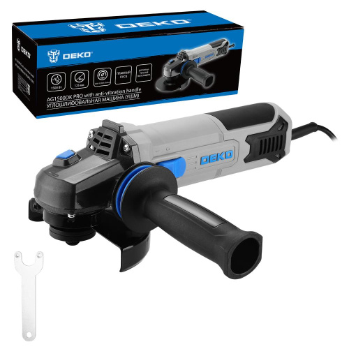 Углошлифовальная машина (УШМ) DEKO AG1500DK PRO, 125мм, 1500 Вт по ценам производителя в Краснодаре с доставкой по всей России