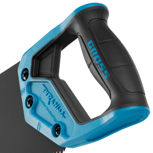 Ножовка по дереву "Piranha", 400 мм, 11-12 TPI, зуб-3D, каленый зуб, тефлоновое покрытие полотна, двухкомпонентная рукоятка Gross по ценам производителя в Краснодаре с доставкой по всей России