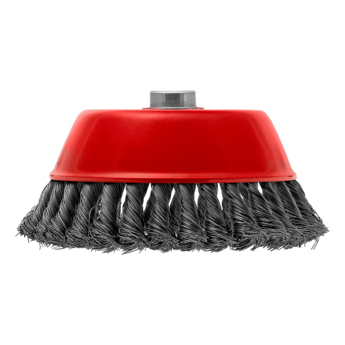 Щетка для УШМ, 150 мм, М14, "чашка", крученая проволока 0.35 мм Matrix по ценам производителя в Краснодаре с доставкой по всей России