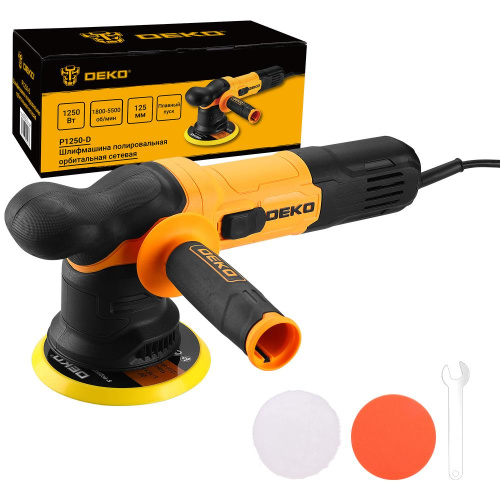 Шлифмашина полировальная орбитальная сетевая DEKO P1250-D, 125мм, 1250 Вт по ценам производителя в Краснодаре с доставкой по всей России