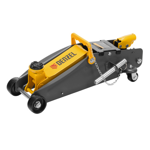 Домкрат гидравлический подкатной с фиксатором, 2,8 т, 135-385 мм Denzel по ценам производителя в Краснодаре с доставкой по всей России