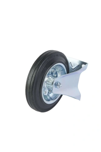 Колесо неповоротное усиленное резина FRC 80 200 мм по ценам производителя в Краснодаре с доставкой по всей России