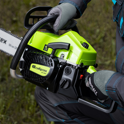 Пила цепная бензиновая БП-5850, 58 см3, шина 50 см, шаг 0.325, паз 1,5 мм, 76 звеньев Сибртех по ценам производителя в Краснодаре с доставкой по всей России