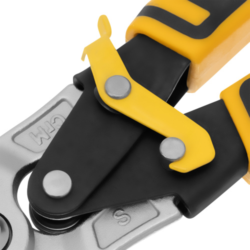 Ножницы по металлу, 270 мм, прямой рез, сталь-CrMo, трехкомпонентные рукоятки Denzel по ценам производителя в Краснодаре с доставкой по всей России