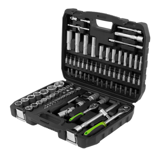 Набор инструмента, 1/2", 1/4", пластиковый кейс,94 предмета Сибртех по ценам производителя в Краснодаре с доставкой по всей России