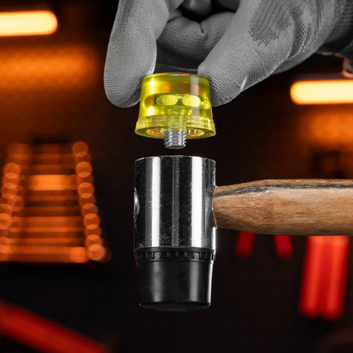 Молоток рихтовочный, бойки 35 мм, комбинированная головка, деревянная ручка Sparta по ценам производителя в Краснодаре с доставкой по всей России