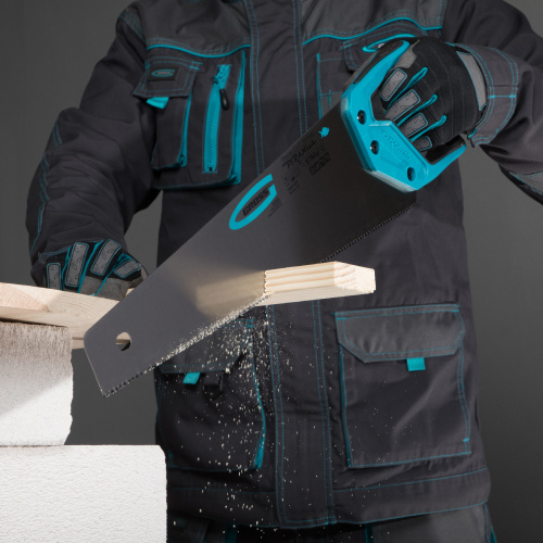 Ножовка по дереву "Piranha", 450 мм, 11-12 TPI, зуб-3D, каленый зуб, двухкомпонентная рукоятка Gross по ценам производителя в Краснодаре с доставкой по всей России