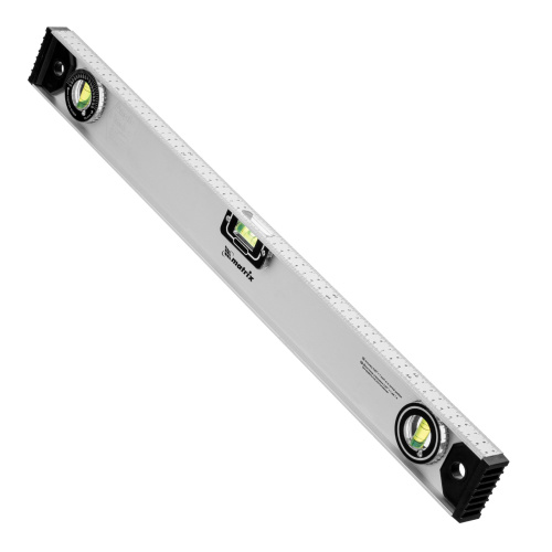 Уровень алюминиевый "Рельс", 600 мм, 3 глазка (1 поворотный) Matrix по ценам производителя в Краснодаре с доставкой по всей России