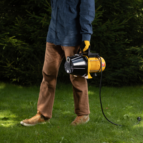 Садовый поверхностный насос GP1100C, 1100 Вт, 4500 л/ч, подъем 46 м, чугун Denzel по ценам производителя в Краснодаре с доставкой по всей России