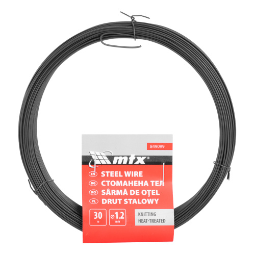 Проволока стальная 30 м, вязальная, термообработанная 1.2 мм Сибртех по ценам производителя в Краснодаре с доставкой по всей России