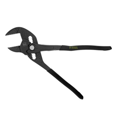 Клещи переставные, кнопочный механизм, обливные рукоятки, сантехнические, 250 мм Denzel по ценам производителя в Краснодаре с доставкой по всей России