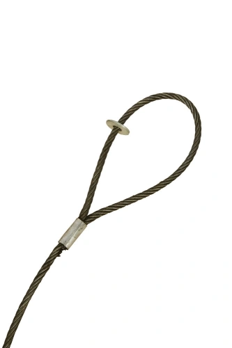 Строп канатный TOR УСК1 (СКП) г/п 0,8 т 1,0 м (опрессовка) по ценам производителя в Краснодаре с доставкой по всей России