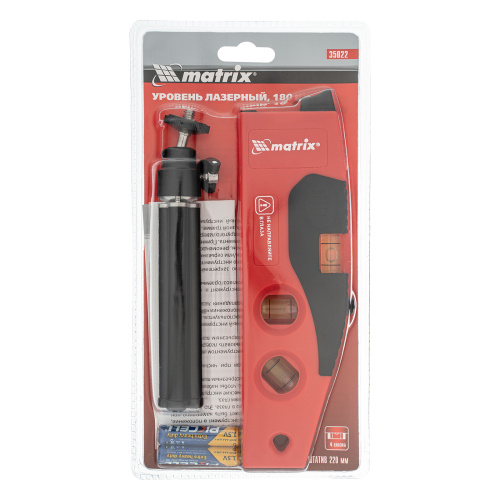 Лазерный уровень, 180 мм, 220 мм штатив, 4 глазка Matrix по ценам производителя в Краснодаре с доставкой по всей России