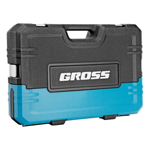 Набор инструментов, 1/2", 3/8", 1/4", CrV, 120 зубьев, 216 предметов Gross по ценам производителя в Краснодаре с доставкой по всей России