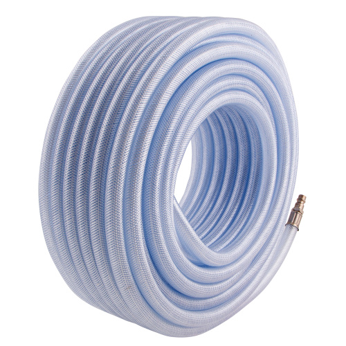 Шланг пневматический ПВХ, 10 x 16 мм, 18 бар, армированный, прозрачный, быстросъемное соединение, 30 м Stels по ценам производителя в Краснодаре с доставкой по всей России