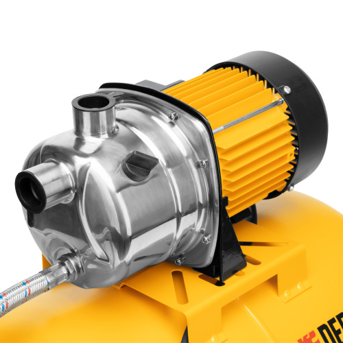 Насосная станция PSL1100X, 1100 Вт, 3600 л/ч, ресивер 50 л, подъем 45 м, нержавейка Denzel по ценам производителя в Краснодаре с доставкой по всей России