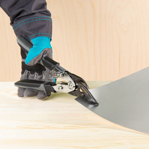 Ножницы по металлу "Piranha", усиленные, 255 мм, прямой и левый рез, сталь СrMo, двухкомпонентные рукоятки Gross по ценам производителя в Краснодаре с доставкой по всей России