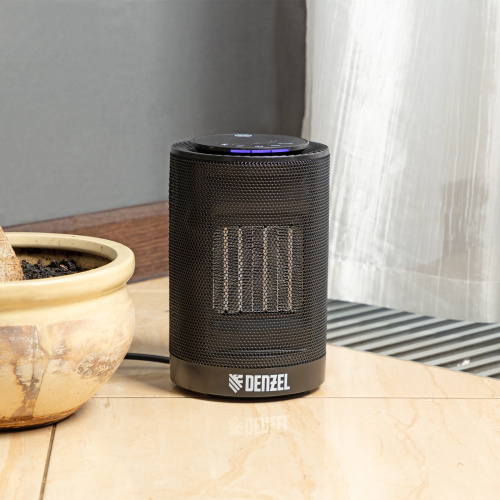 Тепловентилятор электрический керамический DTFC-1200, 3 режима, вентилятор, нагрев 600/1200 Вт Denzel по ценам производителя в Краснодаре с доставкой по всей России