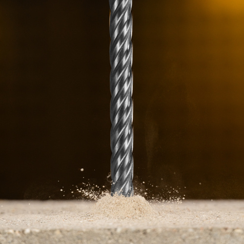 Бур по бетону, цельная крестовая пластина, 12x265 мм, SDS PLUS Denzel по ценам производителя в Краснодаре с доставкой по всей России