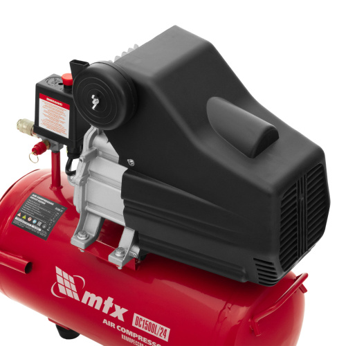 Компрессор воздушный DC1500L/24, 1,5 кВт, 24 л, 210 л/мин MTX по ценам производителя в Краснодаре с доставкой по всей России